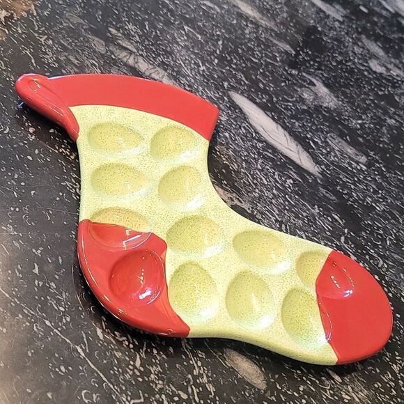 BRAND NEW CORSICA DEVILED EGG STRAY CHRISTMAS STOCKING - Picture 2 of 10